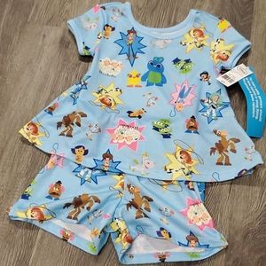 Toy Story Pajama Shorts Set